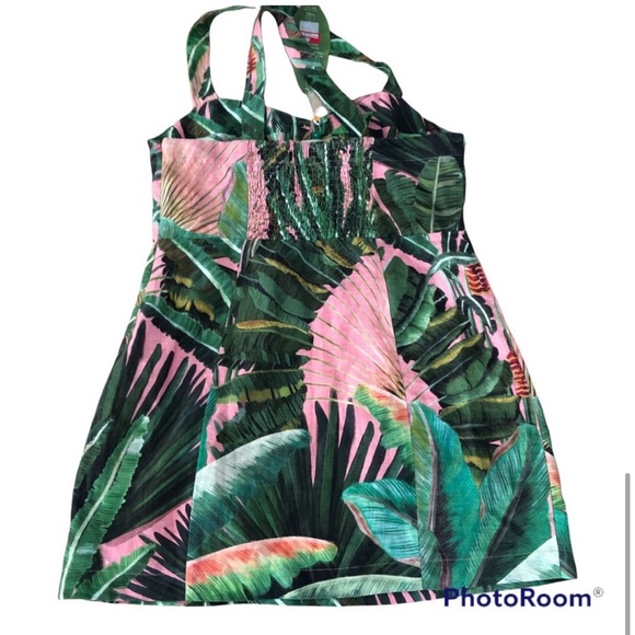 Anthropologie Farm Rio Amazonia Forest Dress Sz XL - Picture 6 of 8